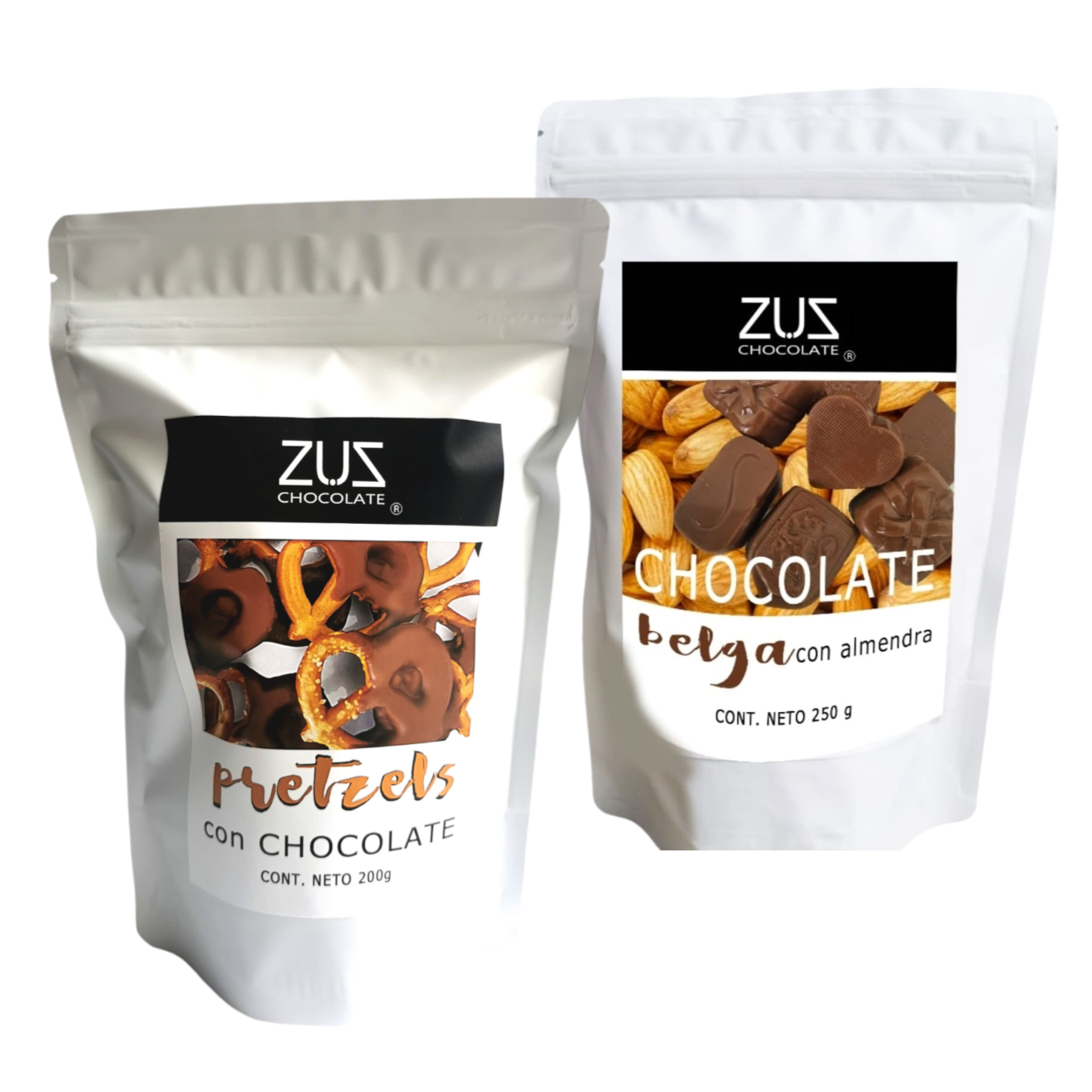 Combo Pretzels & Chocolate con Almendra